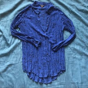 Rock and Republic Blue Splatter Shirt